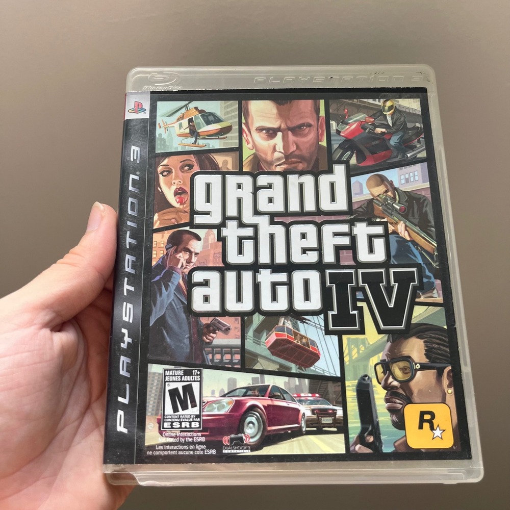 Grand Theft Auto IV PS3 Sony PlayStation 3 GTA 4 Rockstar Games BLUS-30127